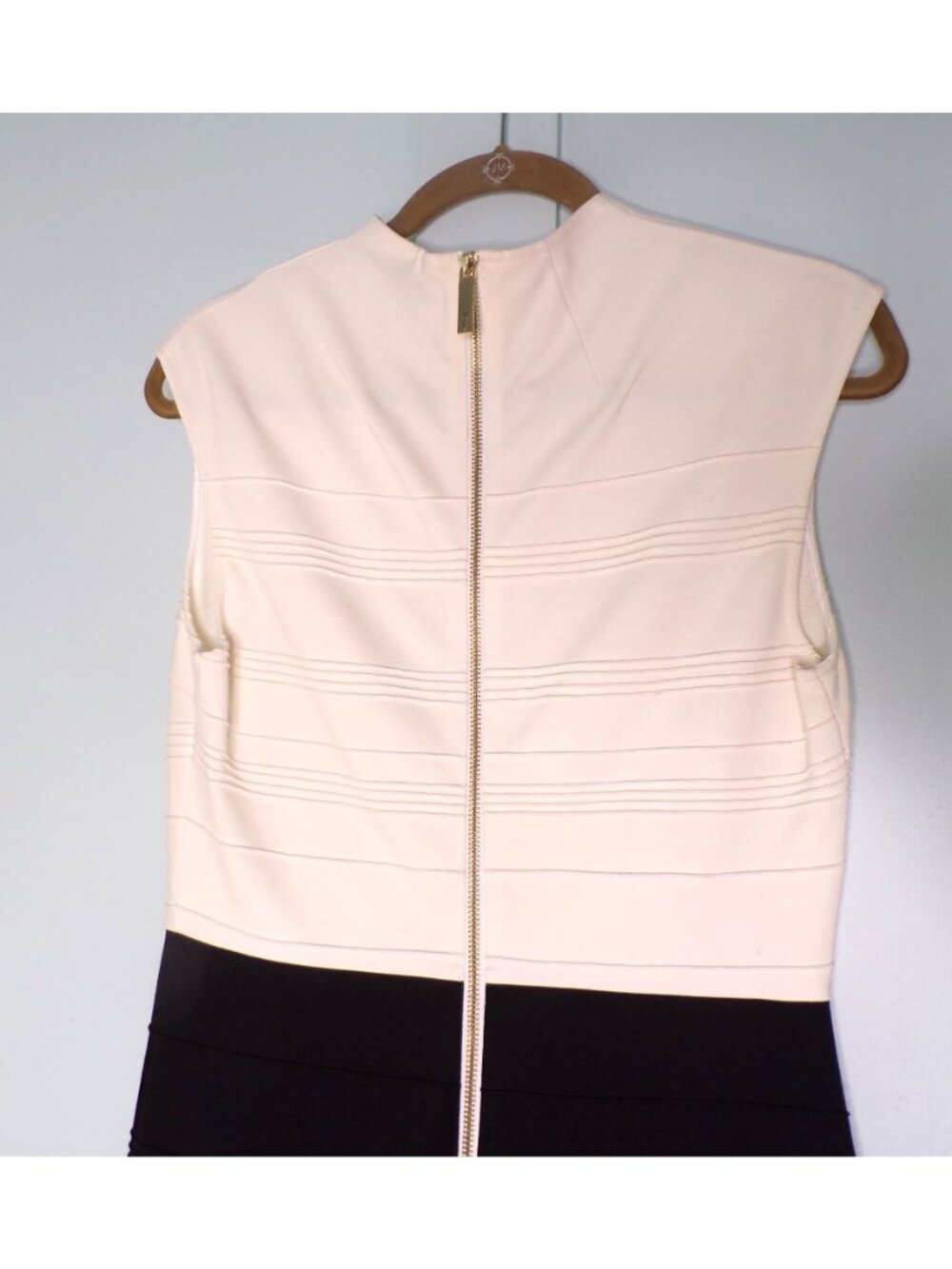 TED BAKER Colorblock Sleeveless Skater Dress 8 EUC - Picture 10 of 12